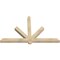 Ekena Millwork Kennewick Rough Sawn Timber Gable Bracket, Douglas Fir, 72"W x 45"H x 4"D x 4"F, 15/12 Pitch GBW072X45X0404KEN00RDF - alternate 3